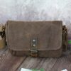 Waxed Canvas Camera Bag Photographers Waterproof Dslr Mirrorless