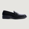 Black Patent Leather Penny Loafers